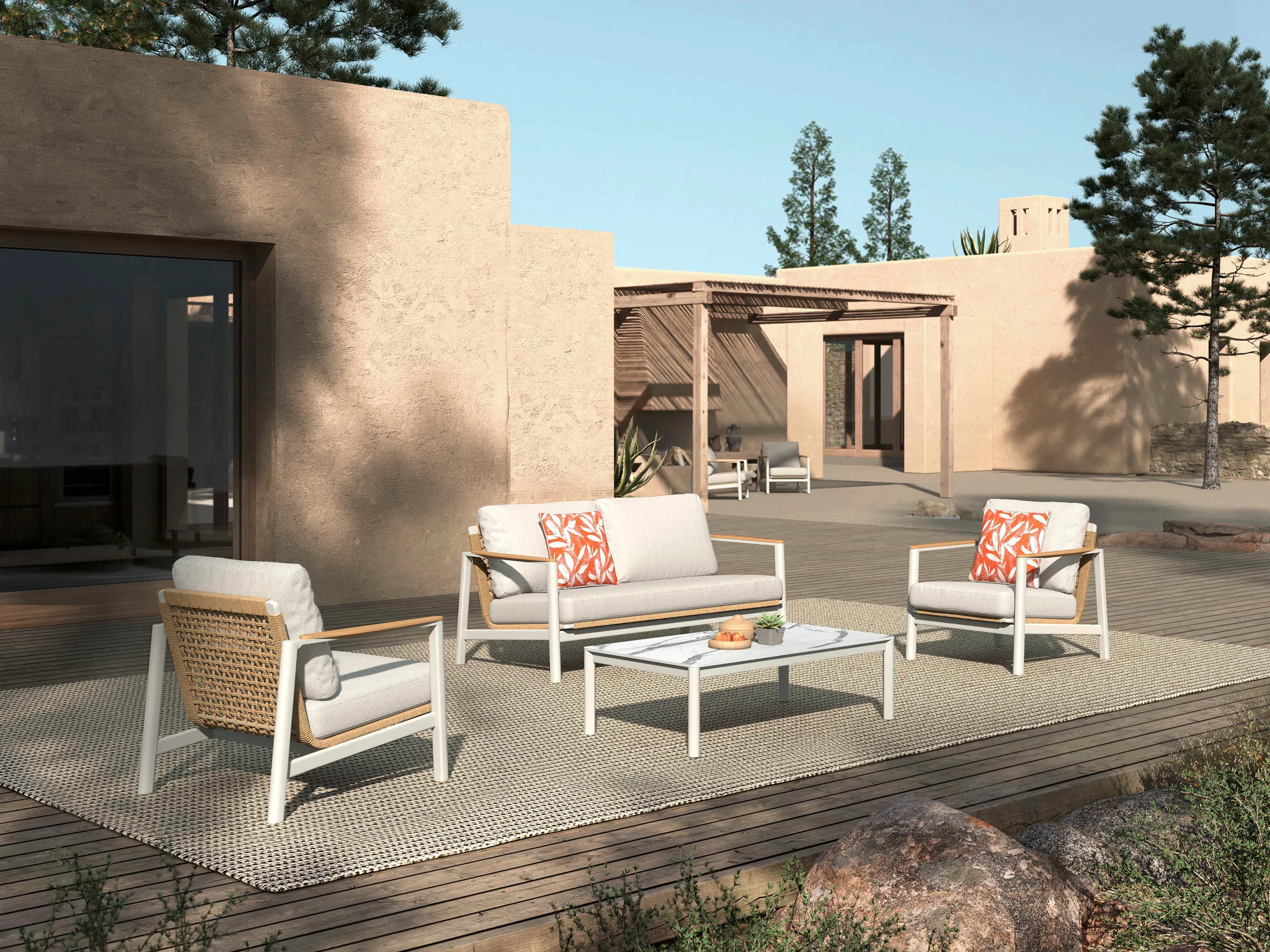 Loungemöbel Set Santorini Sofa Set
