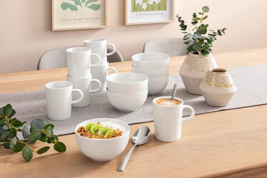Becher "Cucina Bianca" 6er-Set milieu