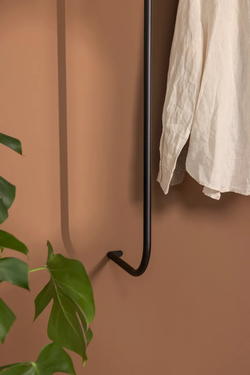 Wandgarderobe detail