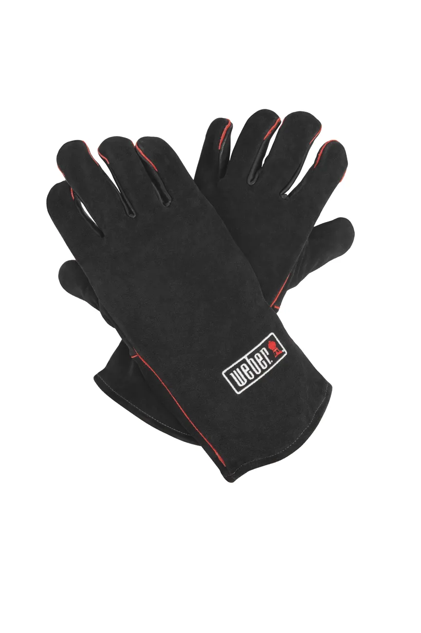 Leder Grillhandschuh detail