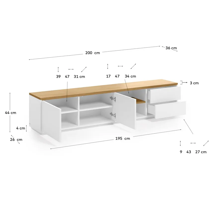 Lowboard detail