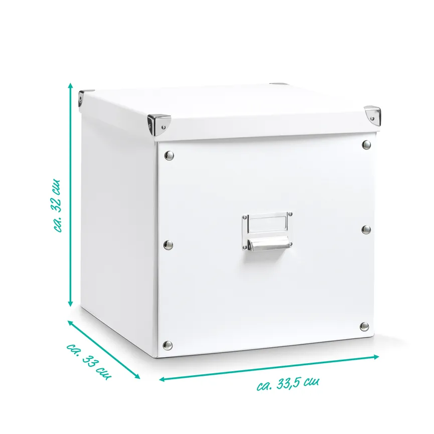 Aufbewahrungsbox M weiß detail
