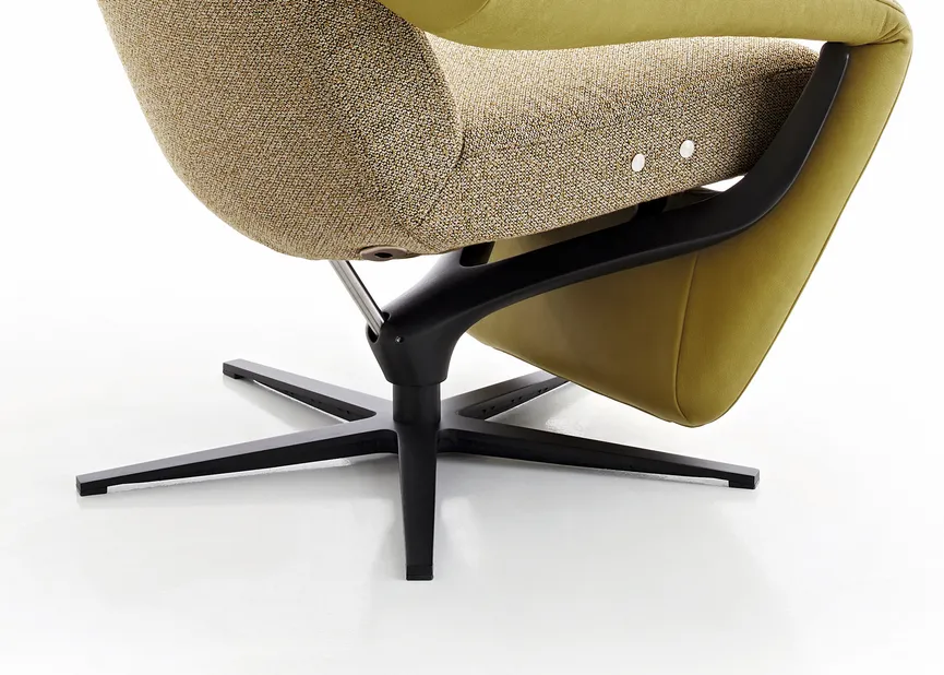 Sessel Yoko-2 DK schwarz detail