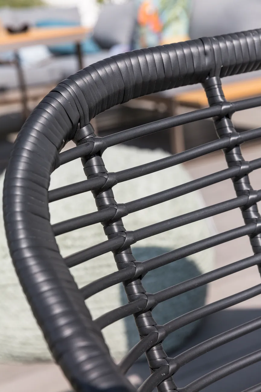 ** Gartensessel Schwarz detail