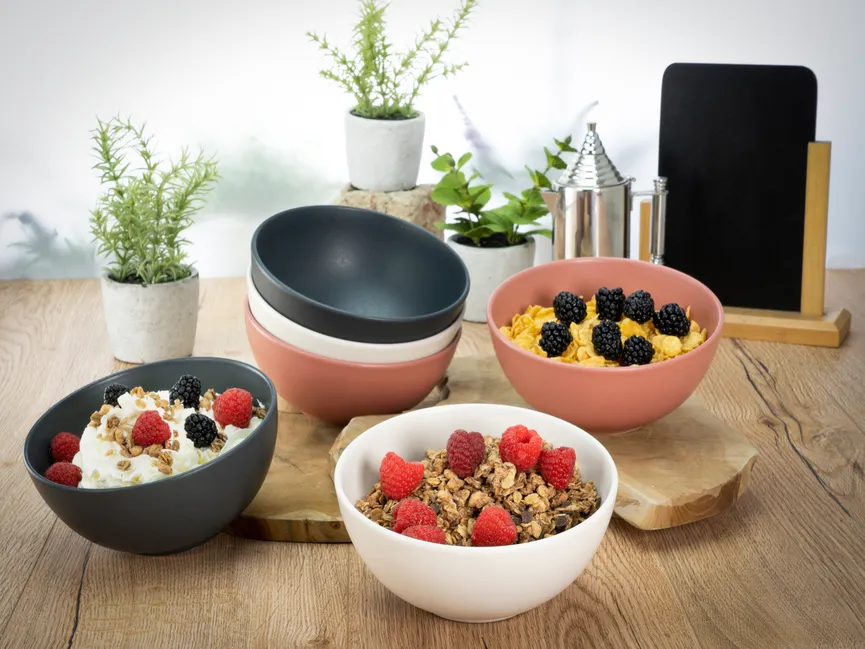 Frühstücksteller "Soft Touch" milieu