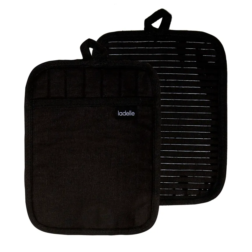 Topflappen "Lennox" schwarz hauptaufnahme