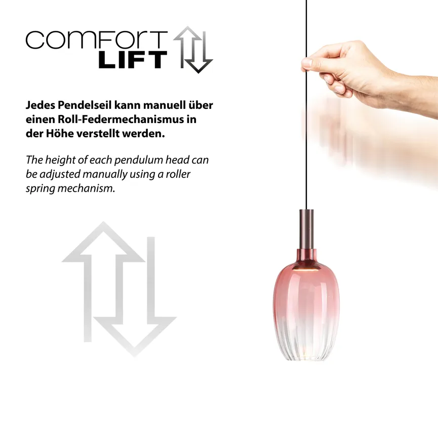 Pendelleuchte "Irides" detail