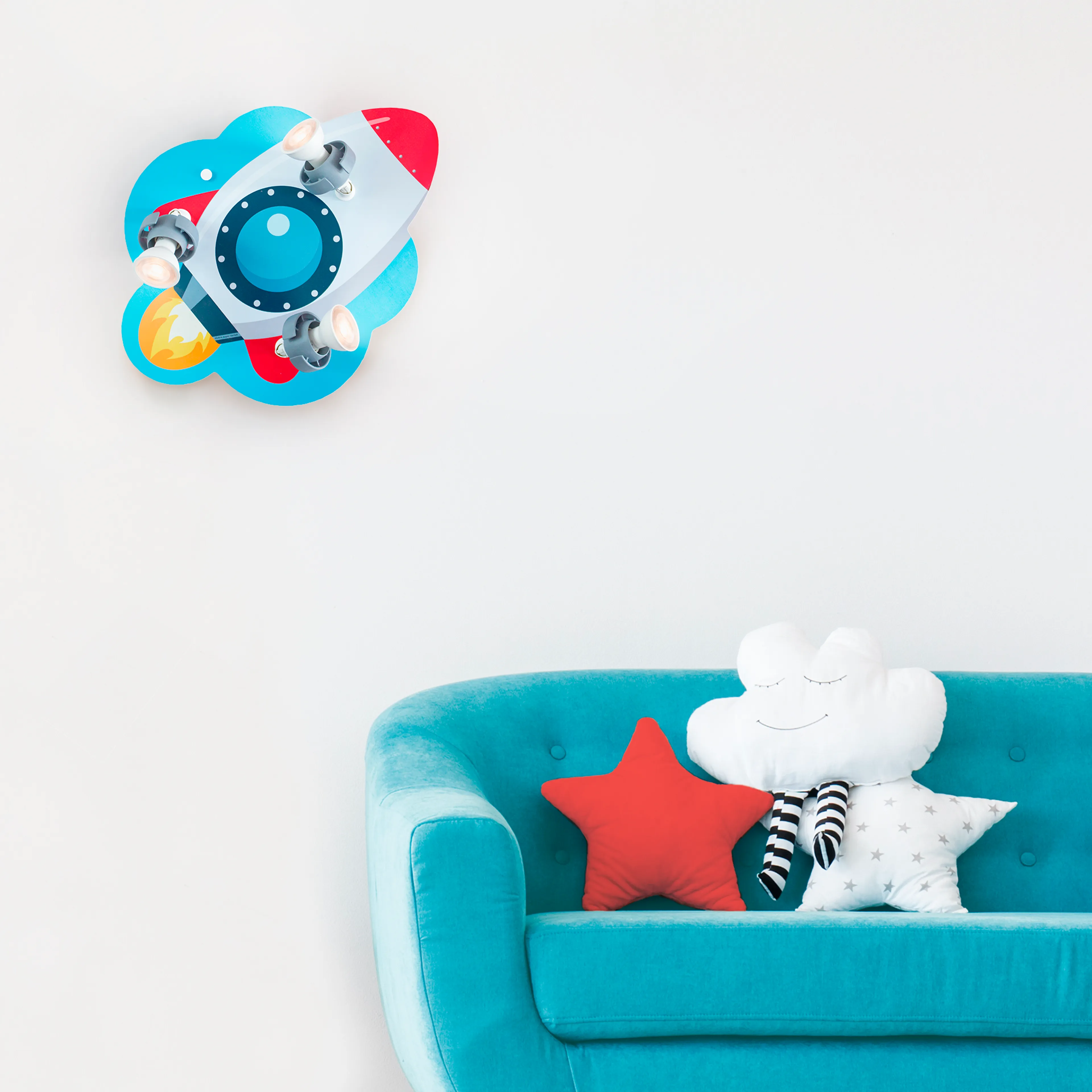 Kinderlampe Rakete