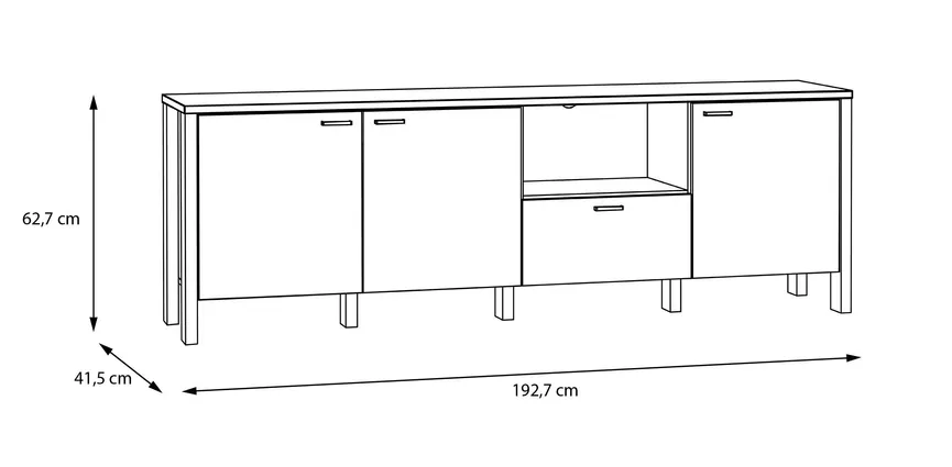 TV-Lowboard detail