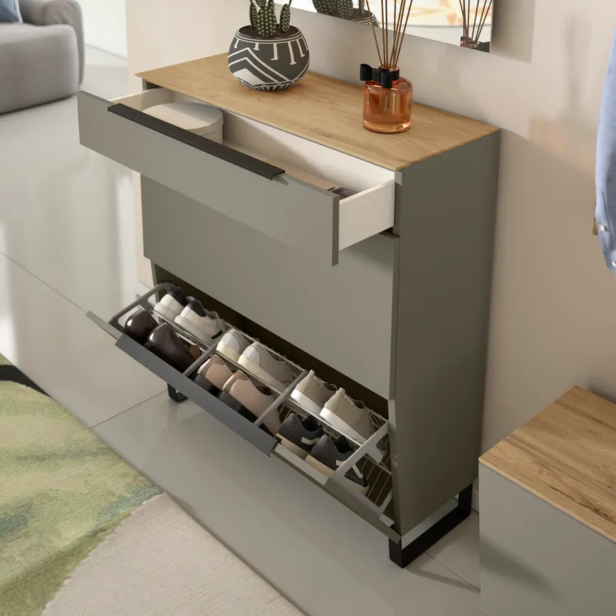 Stand-Schuhschrank detail