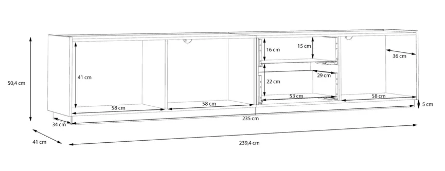 TV-Lowboard detail