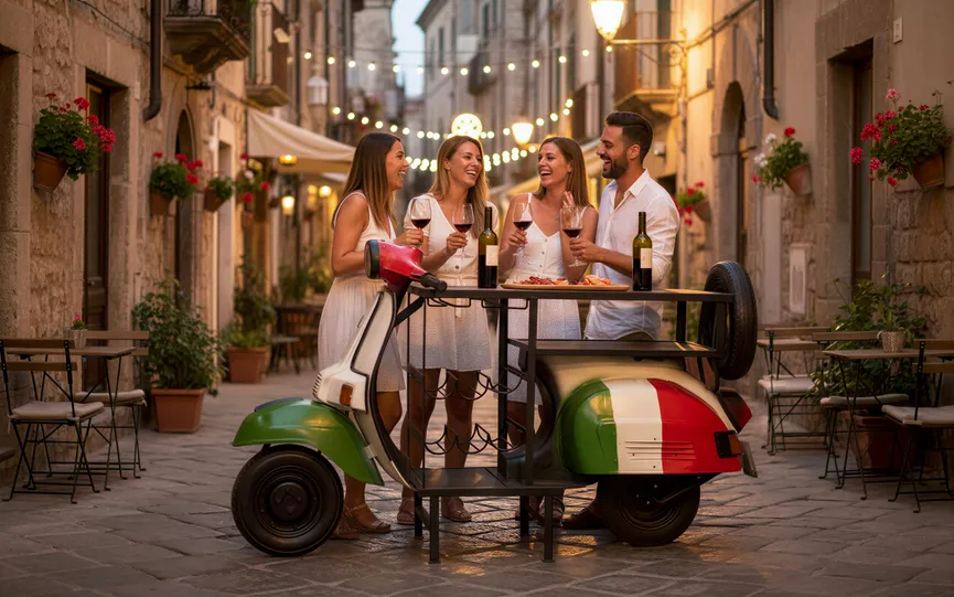 Bartisch "Italien" detail