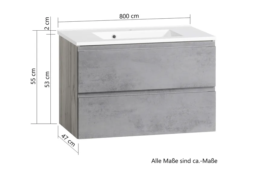 Waschtischunteschrank detail