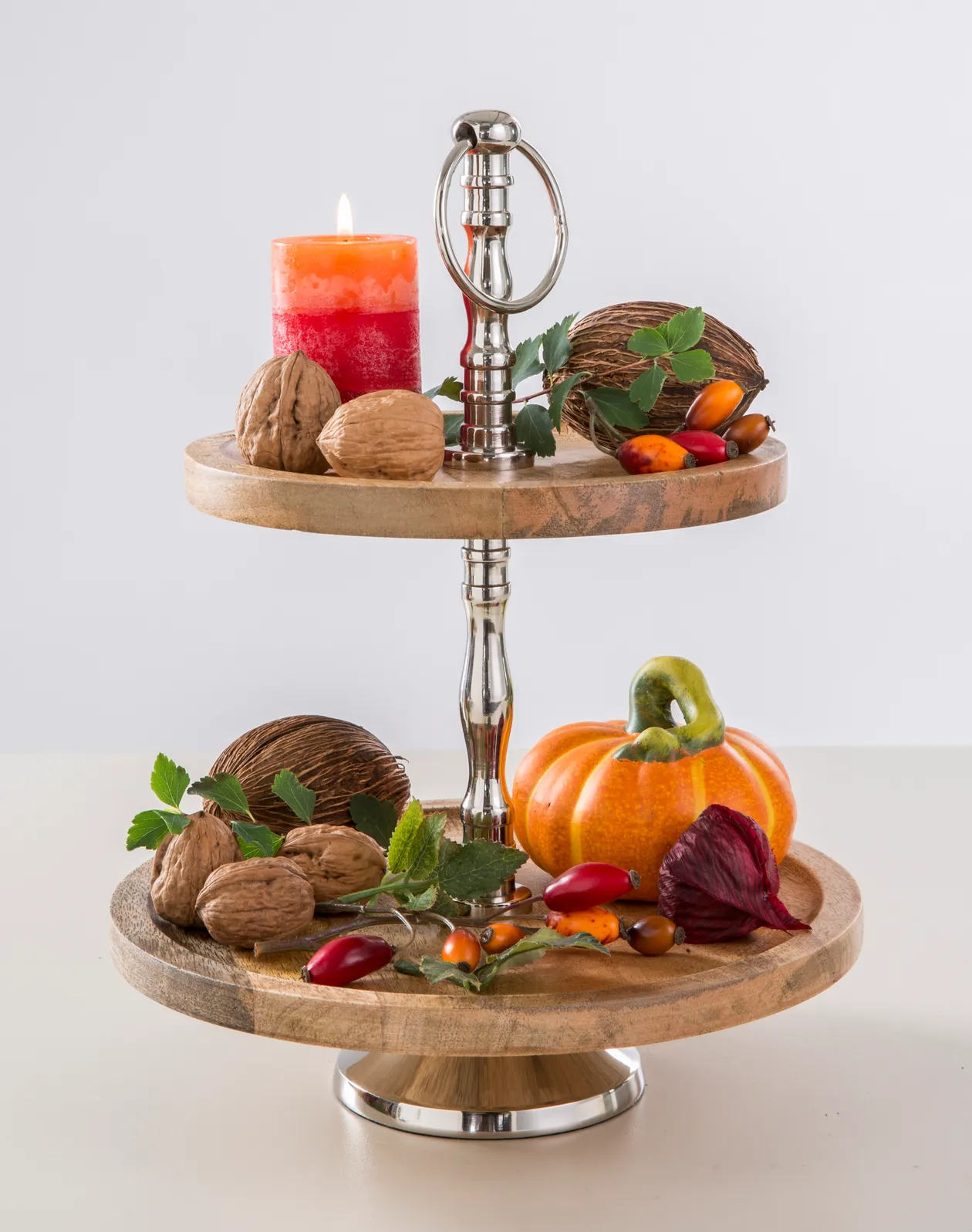 2-stöckige Etagere, 25 cm Durchmesser