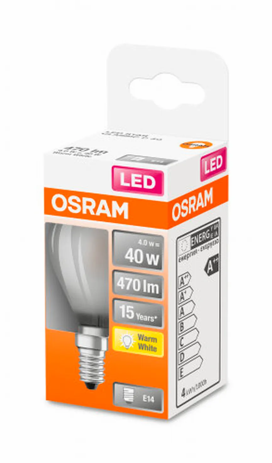 E14/4 Watt LED Tropfen detail