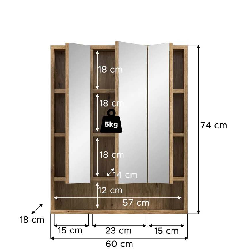 Spiegelschrank detail