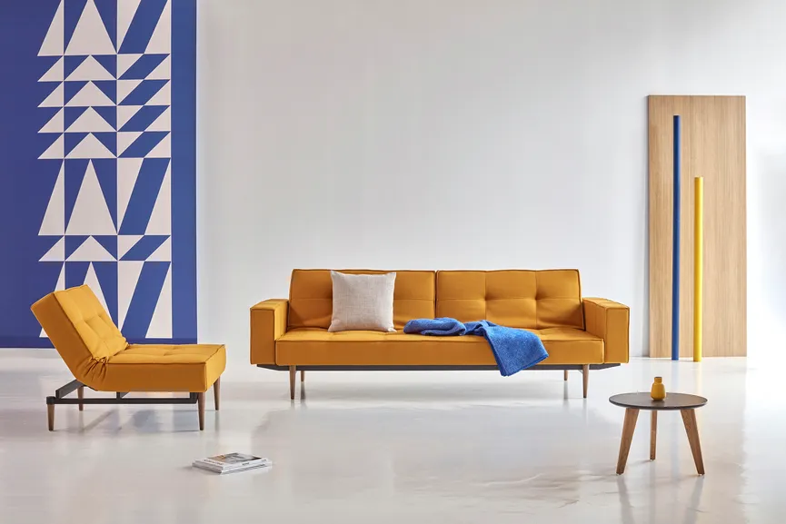 Sofa+AL Styletto dunkel milieu