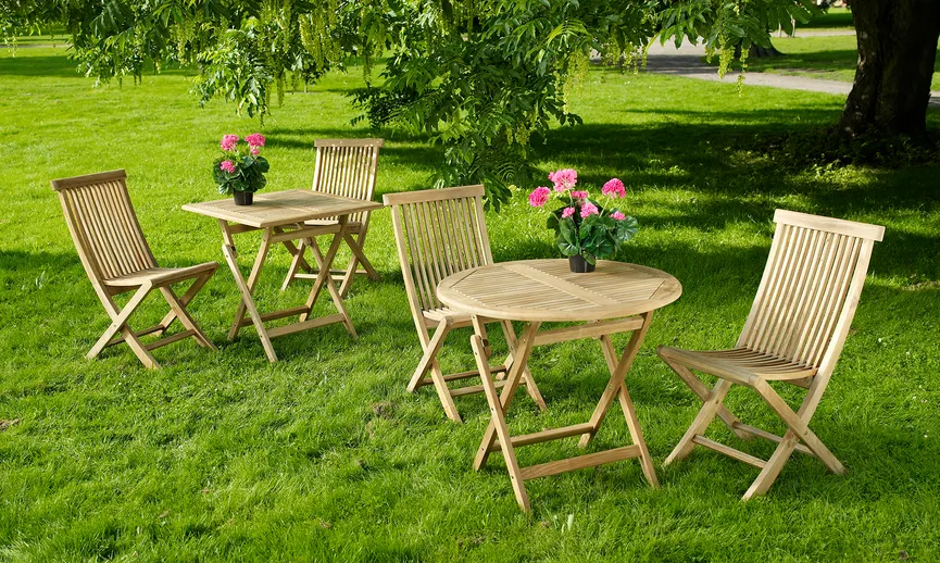 Klapptisch rund detail