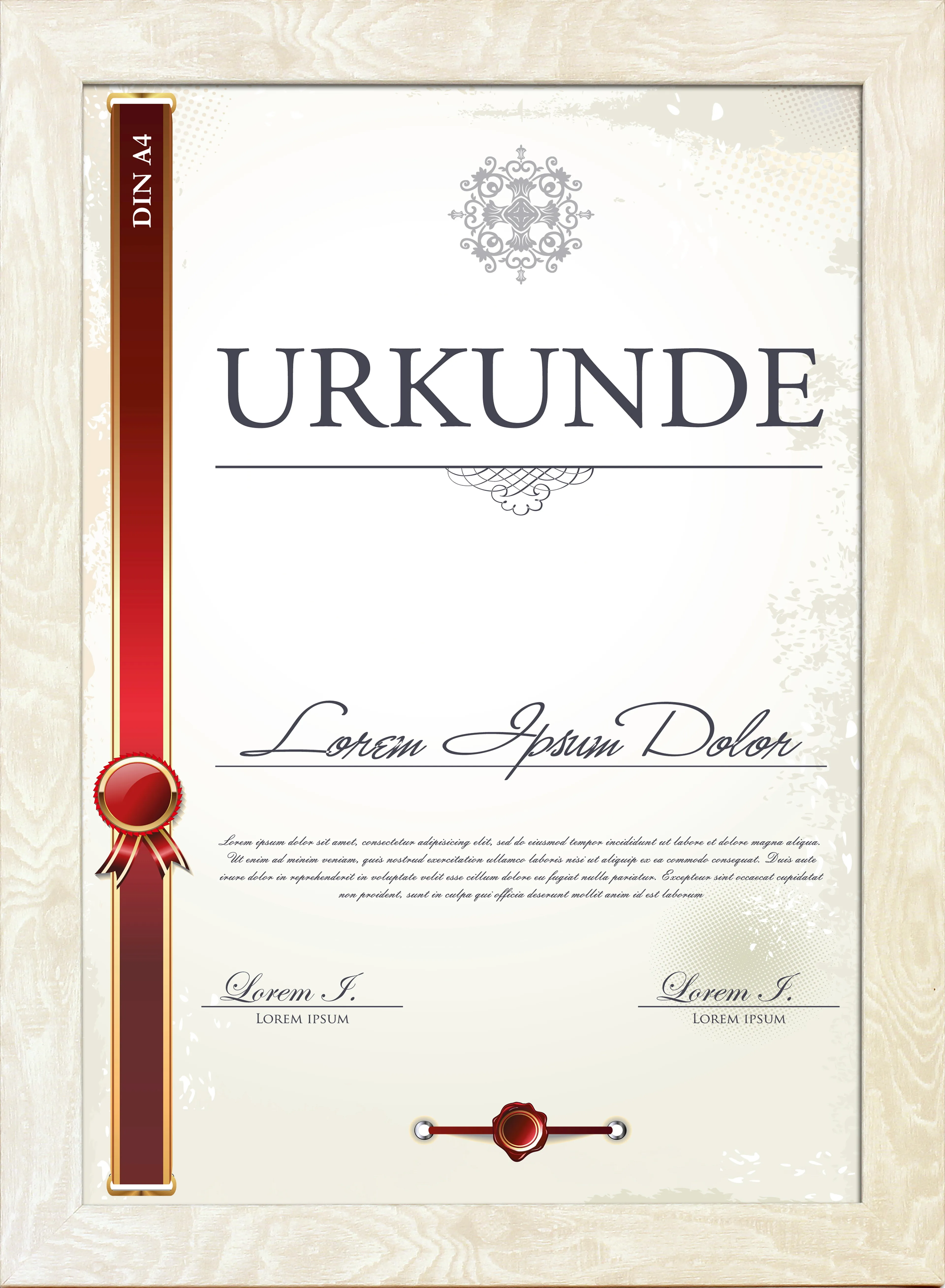 Bilderrahmen Urkunde 23,8 x 32,5 cm
