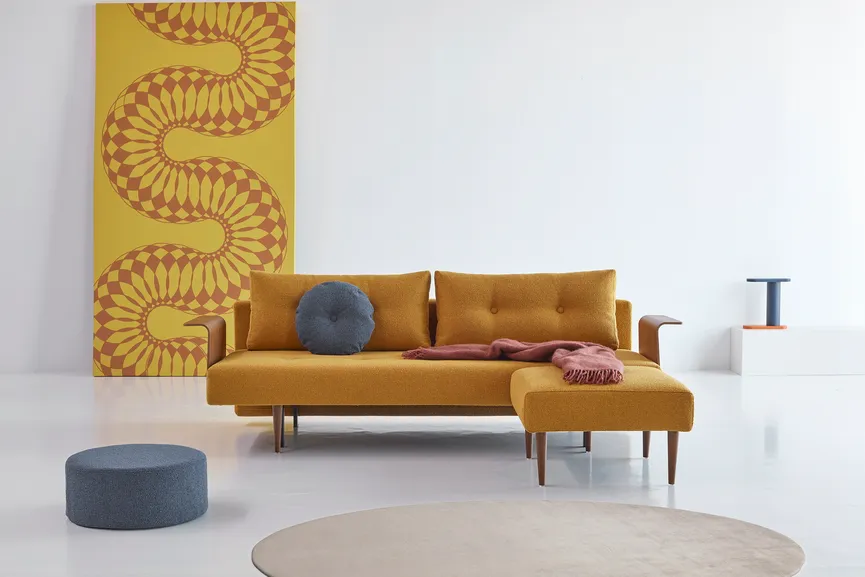 Sofa+AL dunkles Holz detail