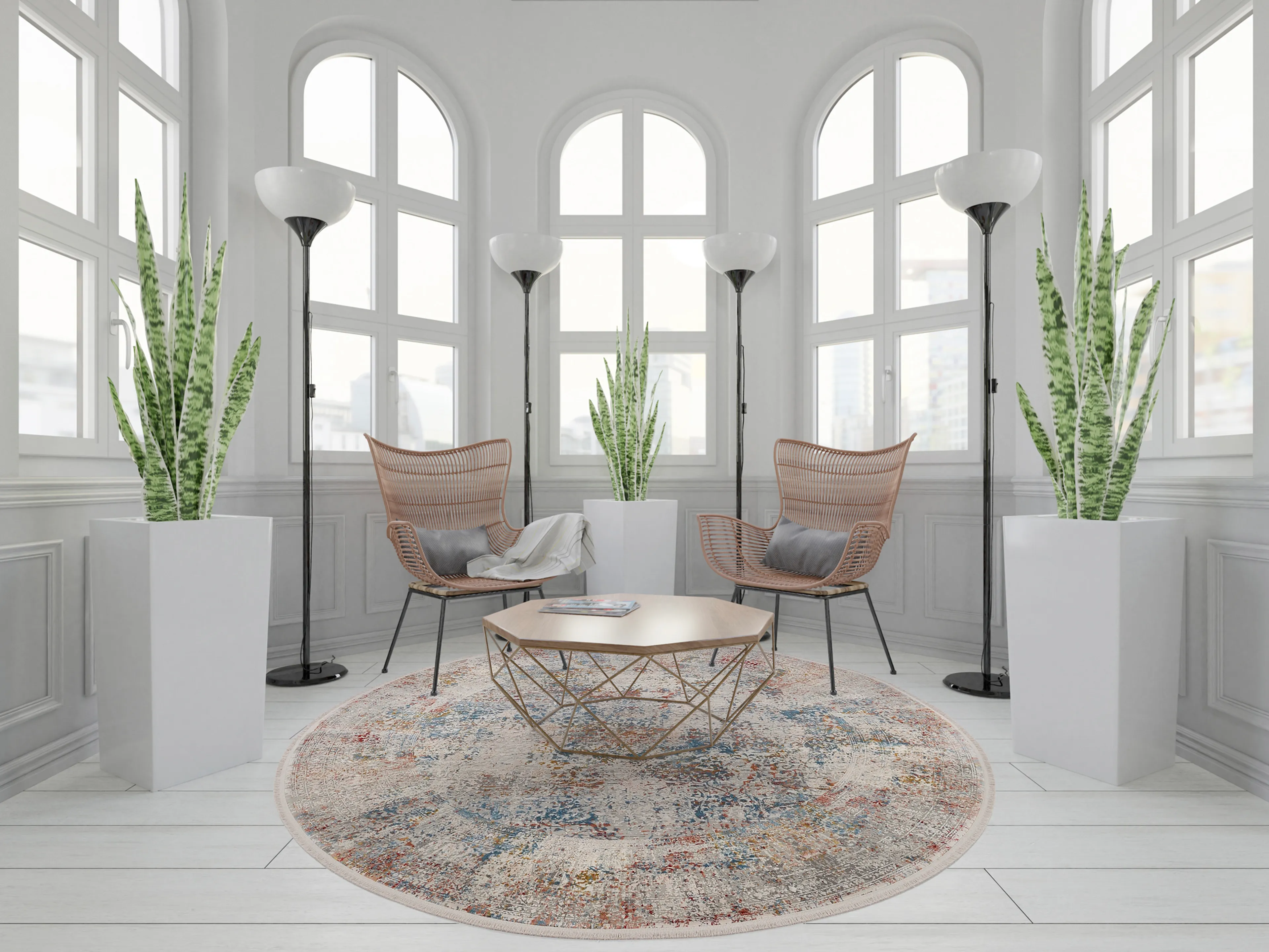 Webteppich  Farina Ø 240 cm