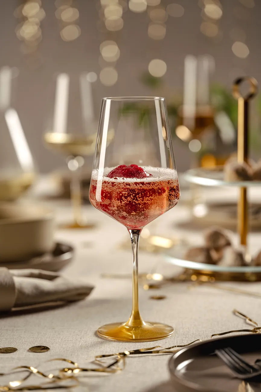 Weinglas 2er-Set gold milieu