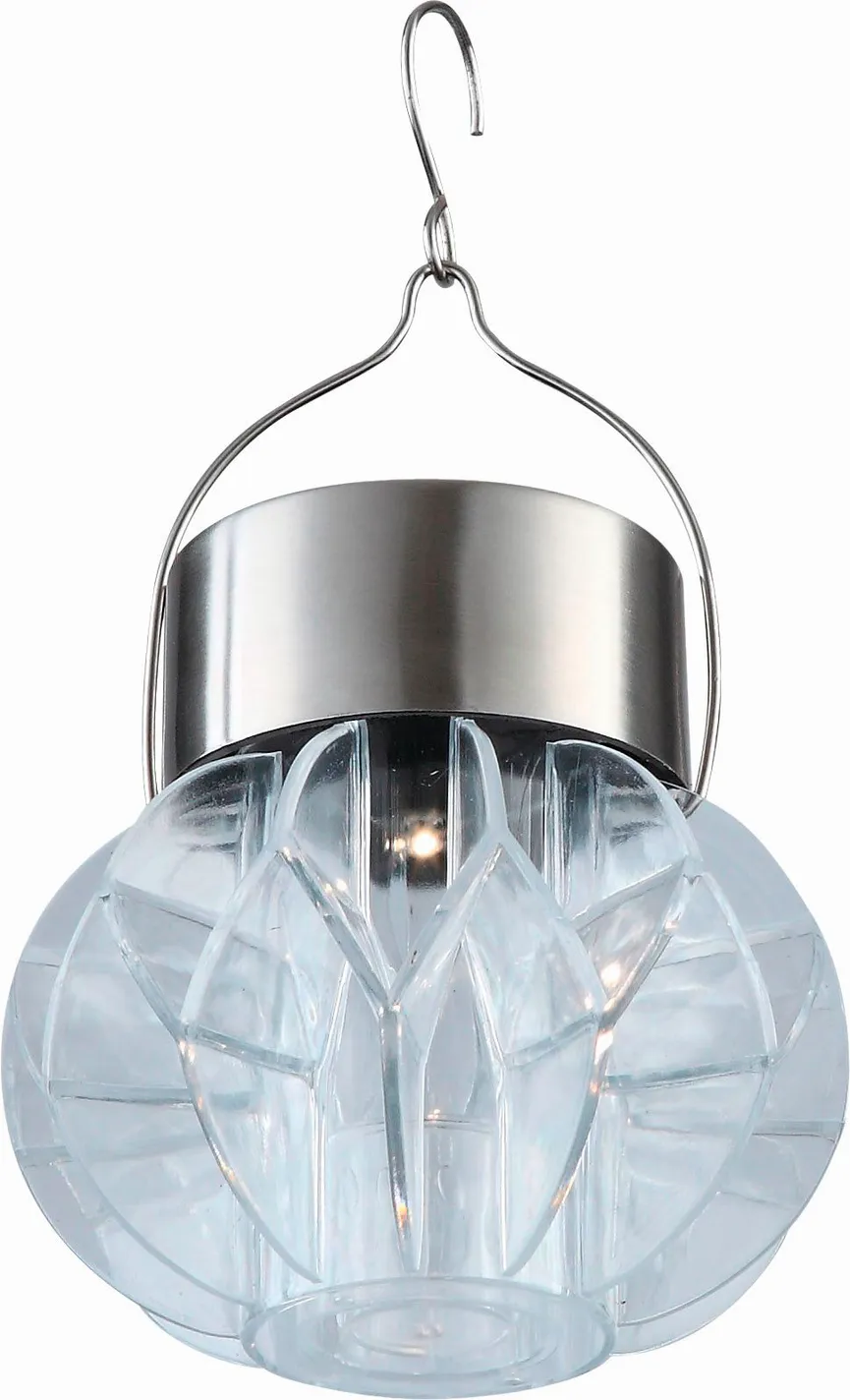 Solarleuchte Edelstahl detail