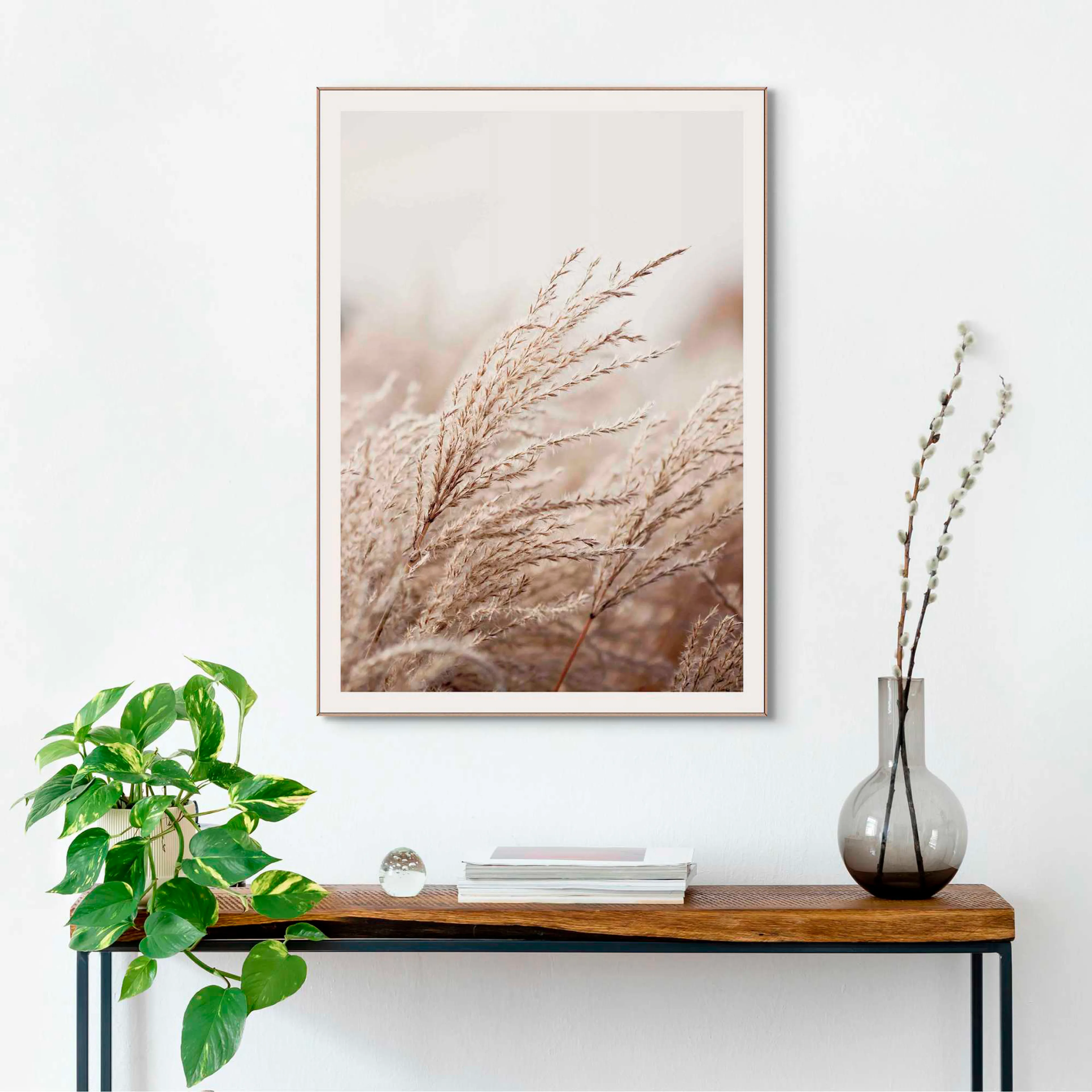Wandbild 50 x 70 cm Gräser