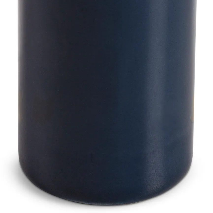 Vase "Flasche" S dunkelblau material_farbe