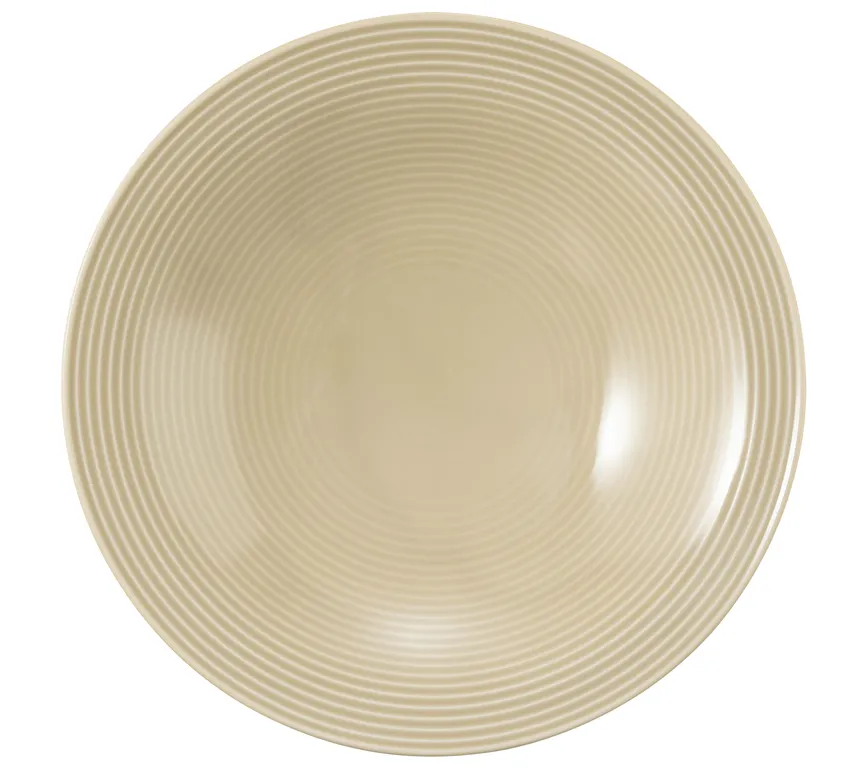 Suppenteller "Beat" sandbeige detail