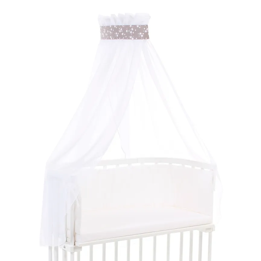 Himmel taupe Sterne weiß detail