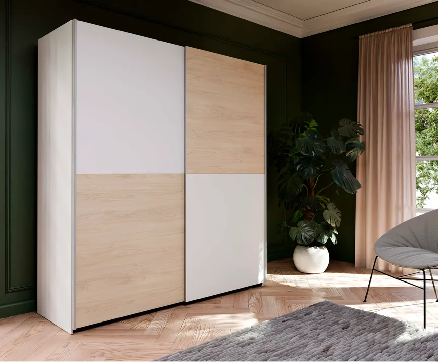 Schwebetürenschrank 2-trg. milieu