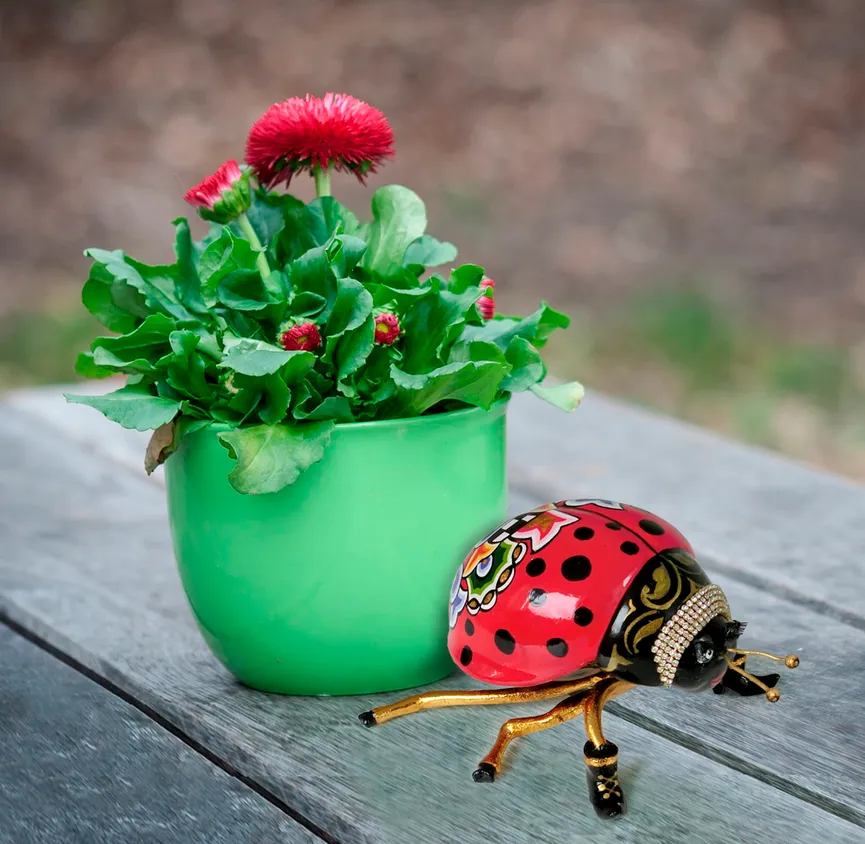 Figur "Lady" Marienkäfer M milieu