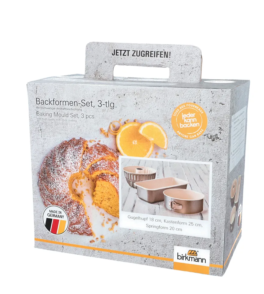 Backformen-Set 3-tlg detail