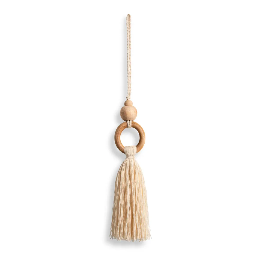 Ornament Macrame weiß natur hauptaufnahme