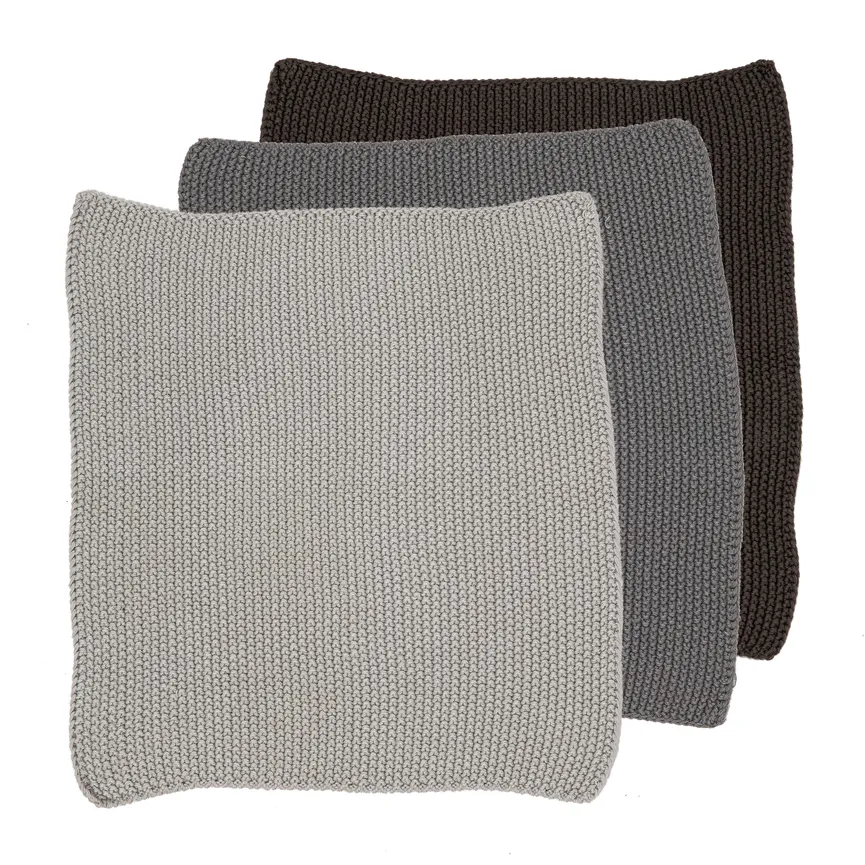 Spültuch "Eco" grau 3er-Set material_farbe