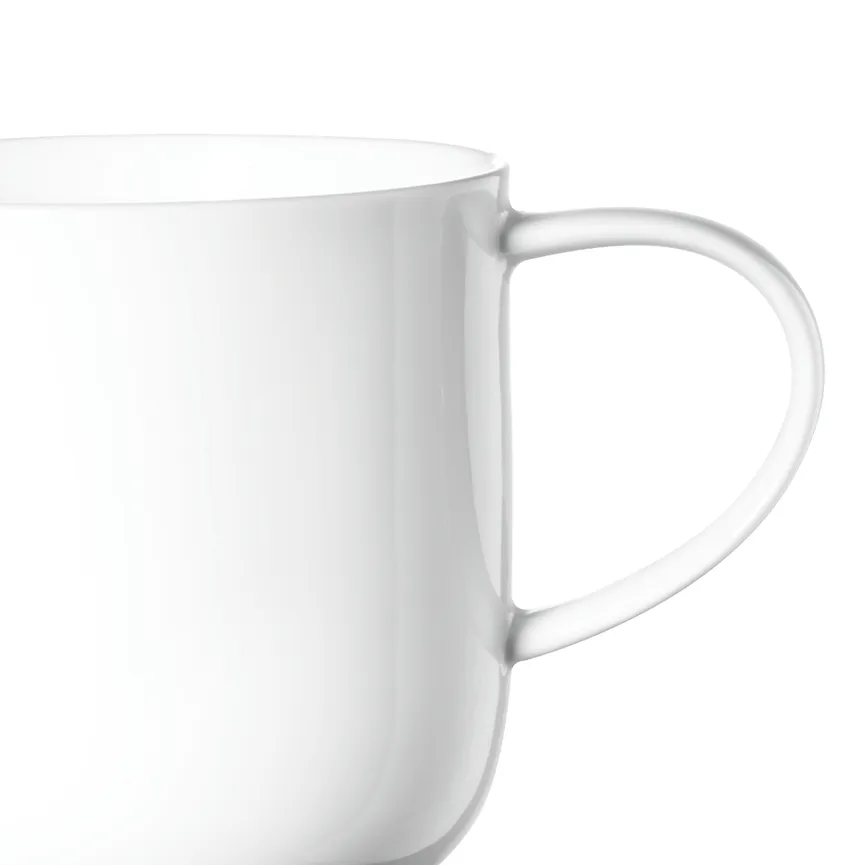 Becher "Coppa" 400 ml weiß detail