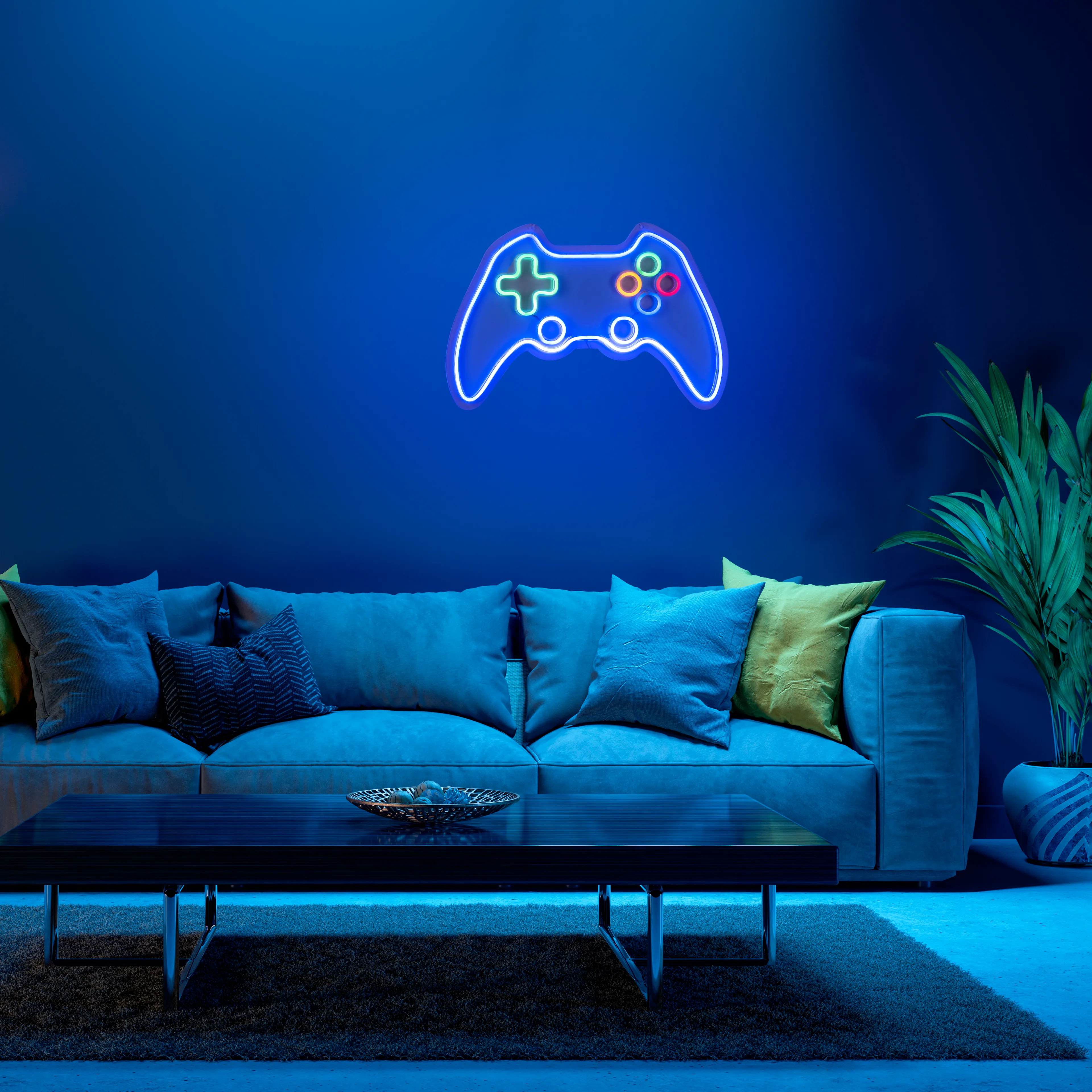 LED-Wandleuchte Gamer