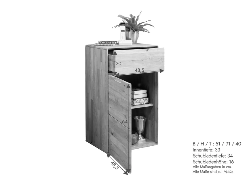 Kommode I 1T/1S detail