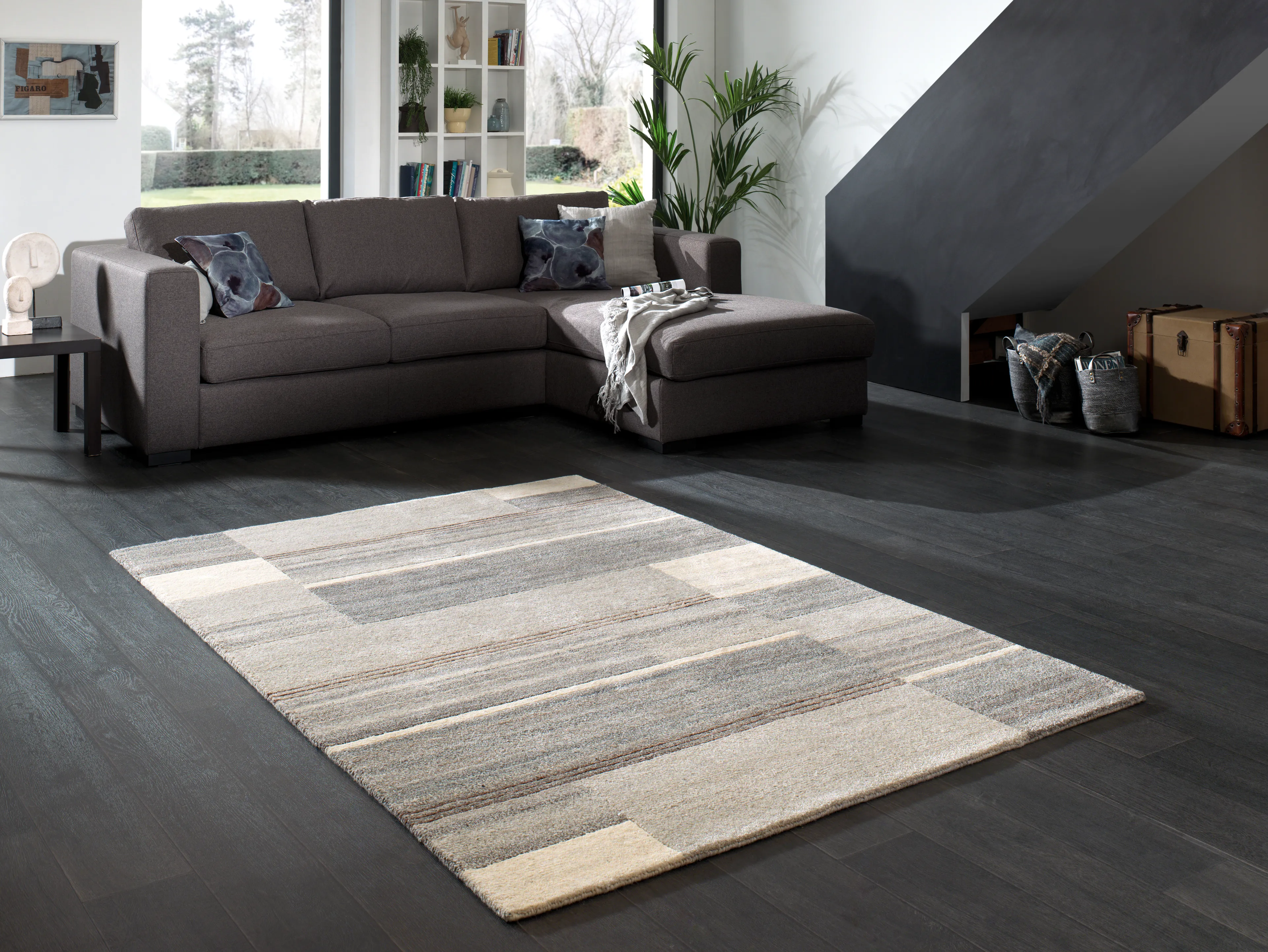 Nepal Teppich Natur. Living Star 120x180cm