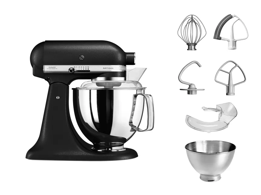 Küchenmaschine gusseisen schw. detail