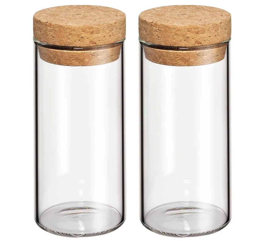 Gewürzglas mit Korkdeckel 2erS hauptaufnahme
