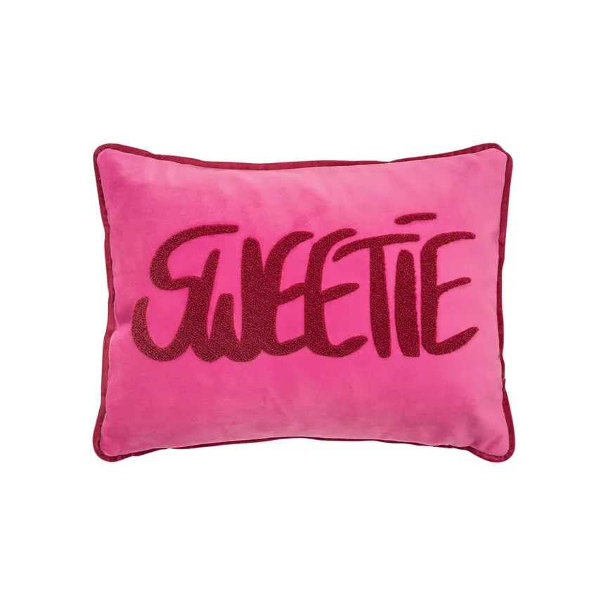 Kissen "Letters" Sweetie pink hauptaufnahme