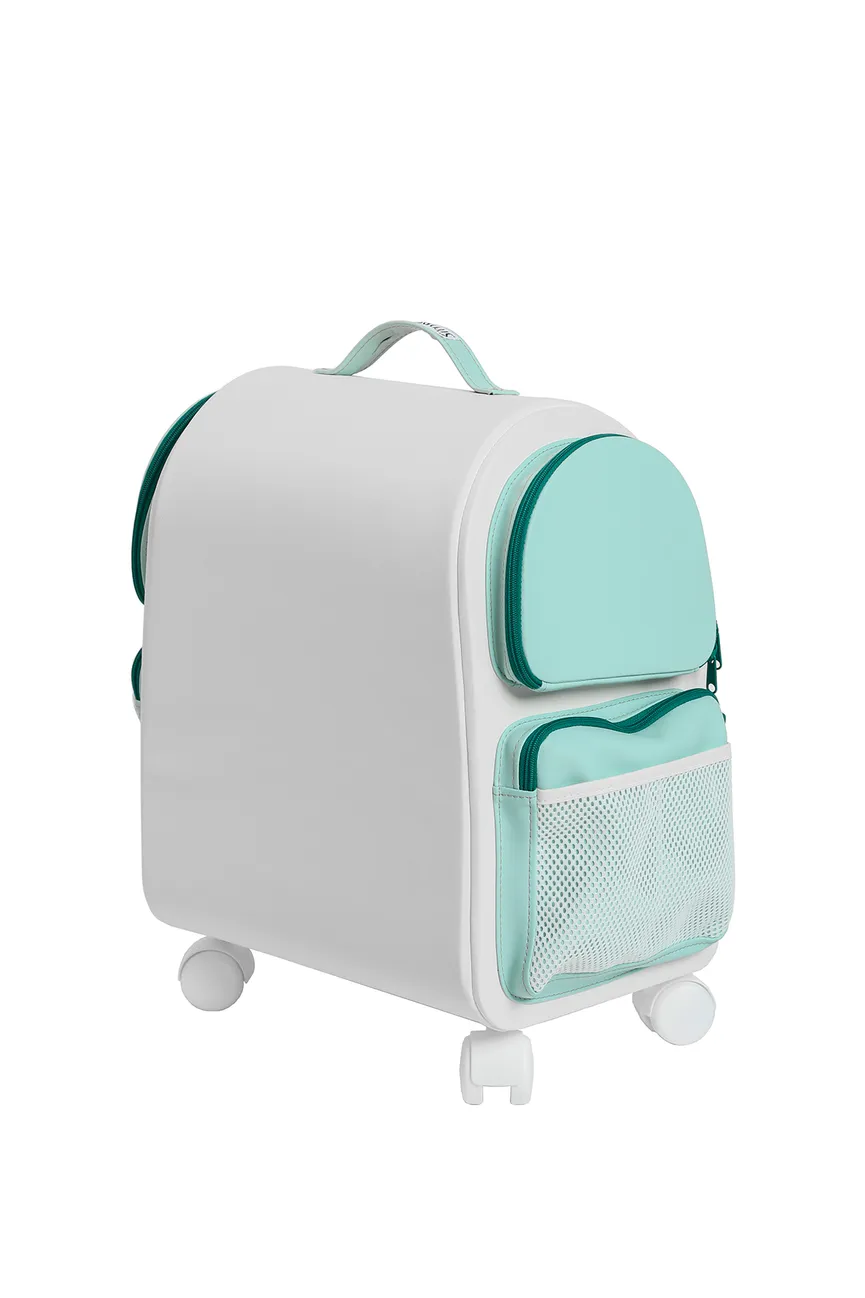 Rollcontainer mintgrün detail