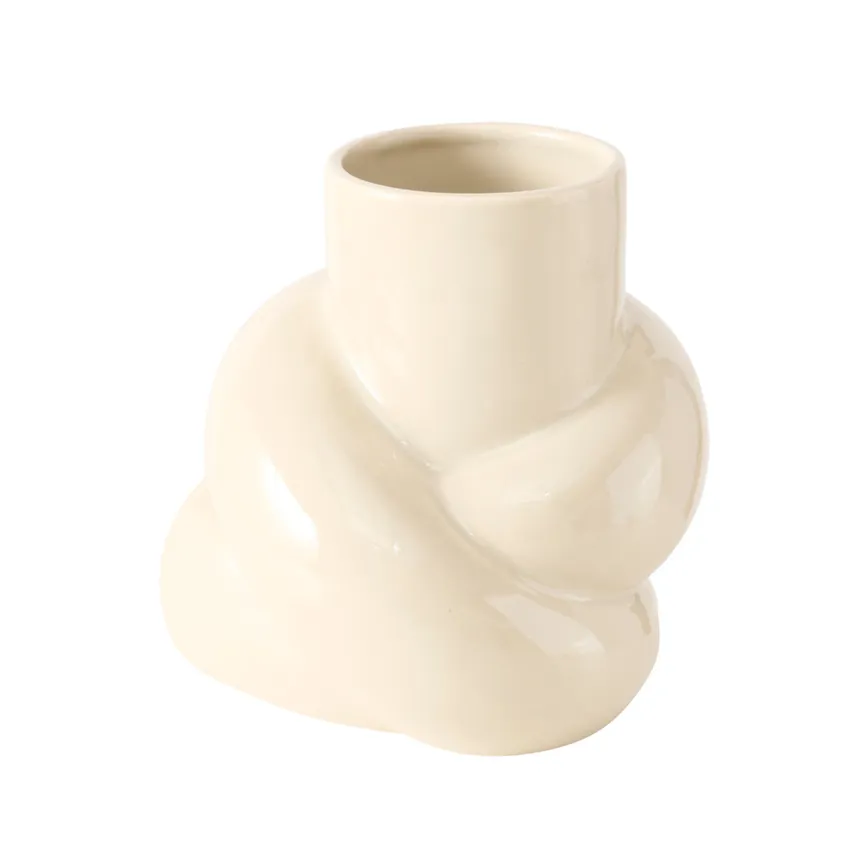 Vase "Heya" beige hauptaufnahme