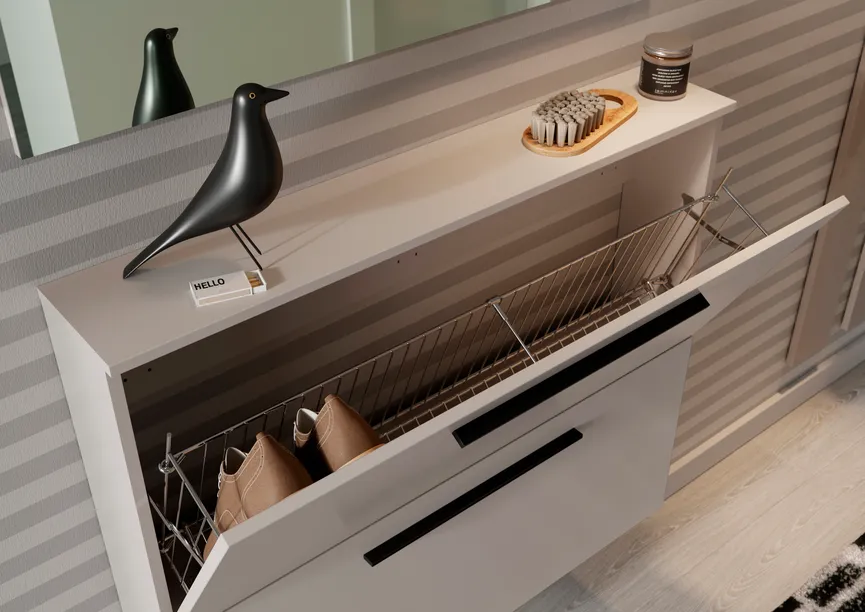 Schuhschrank detail