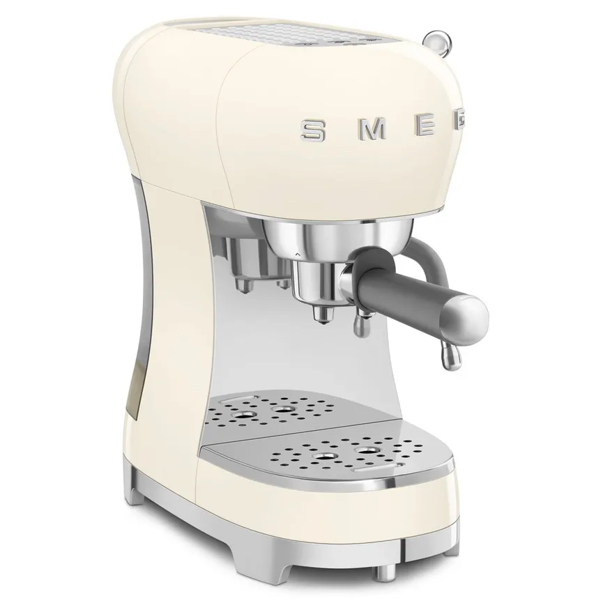 Siebträger Maschine creme detail