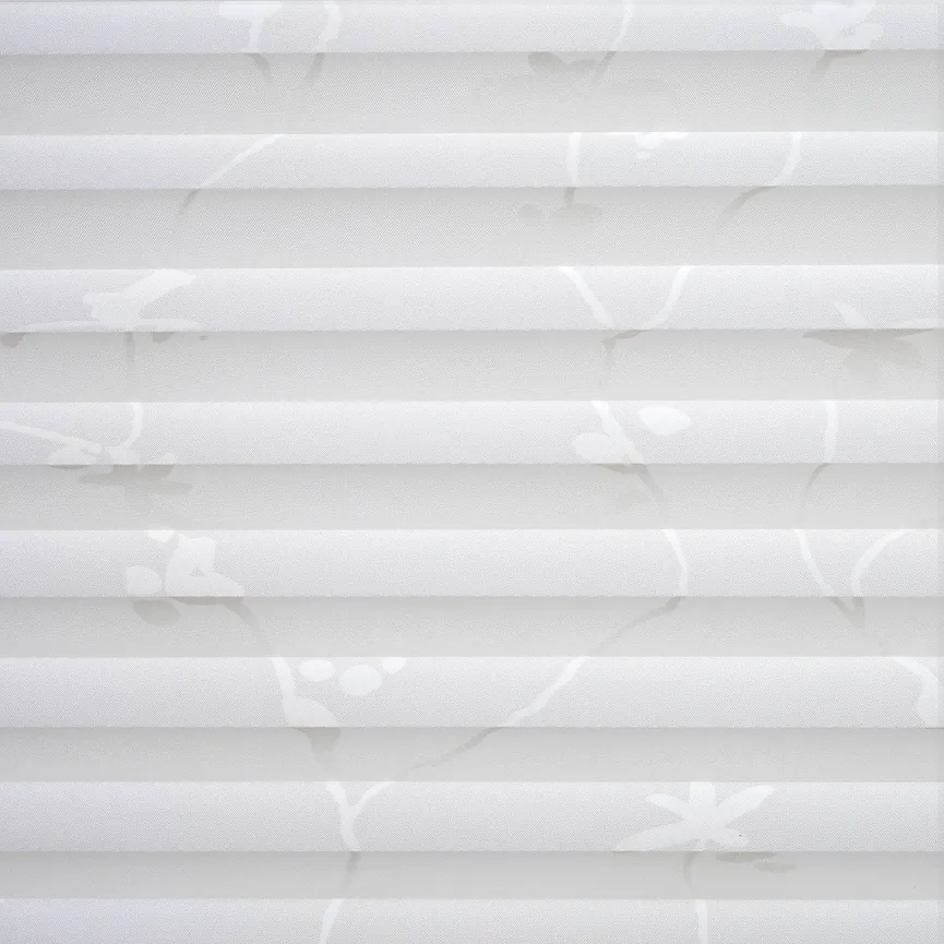 Klemmfix Plissee Ranke weiß detail