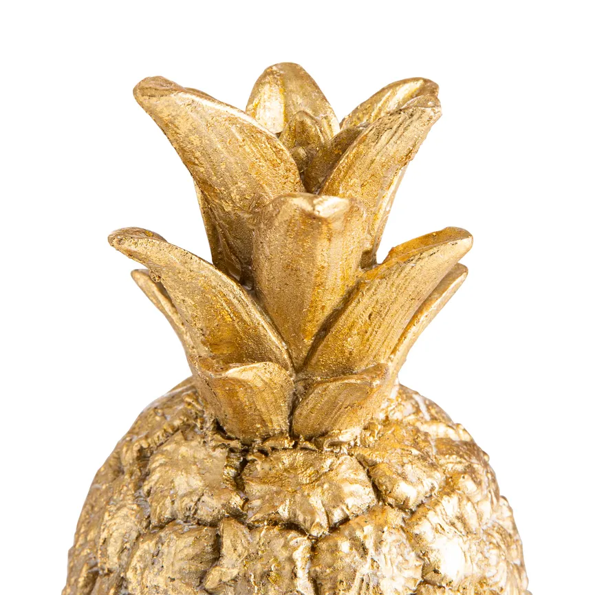 Figur "Ananas" gold detail