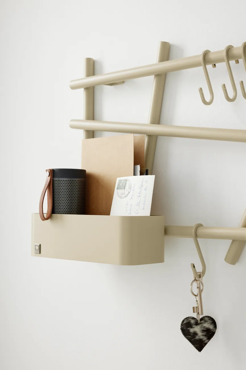 Wandgarderobe detail